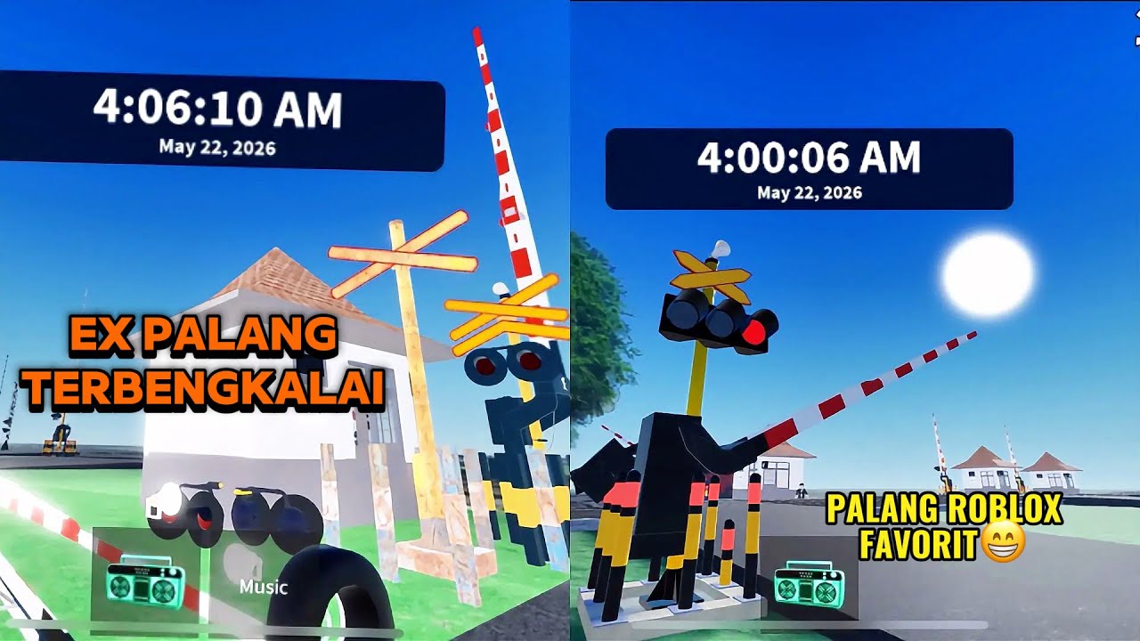 EX PALAG RUSAK! SERU BANGET😆‼️ MAP : PERLINTASAN KERETA API PALAS GAME ...