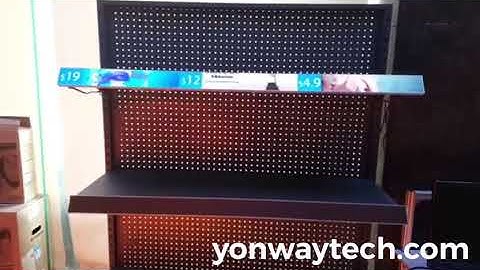 Shelf LED Banner   yonwaytech com