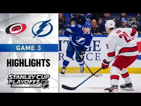 Second Round, Gm3: Hurricanes @ Lightning 6/3/21 | NHL Highlights