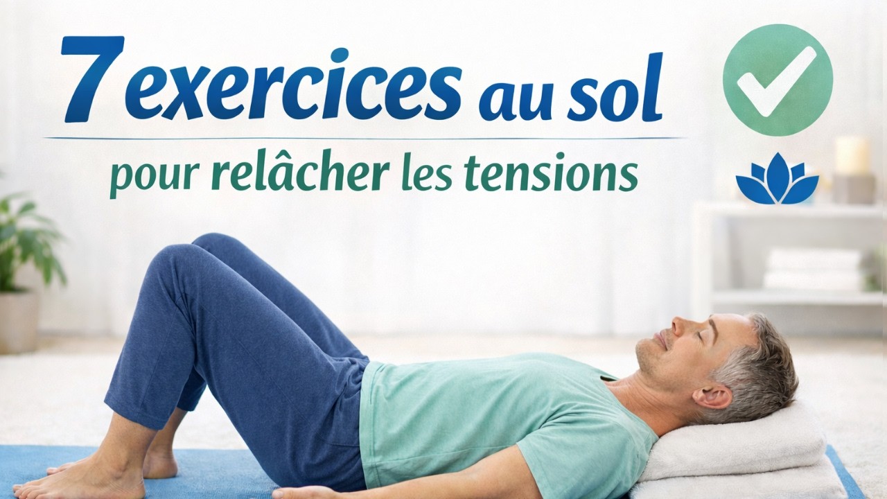 7 exercices au sol pour relâcher les tensions