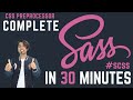 🔴 Complete SASS & SCSS Tutorial for Beginners in Hindi in 2020