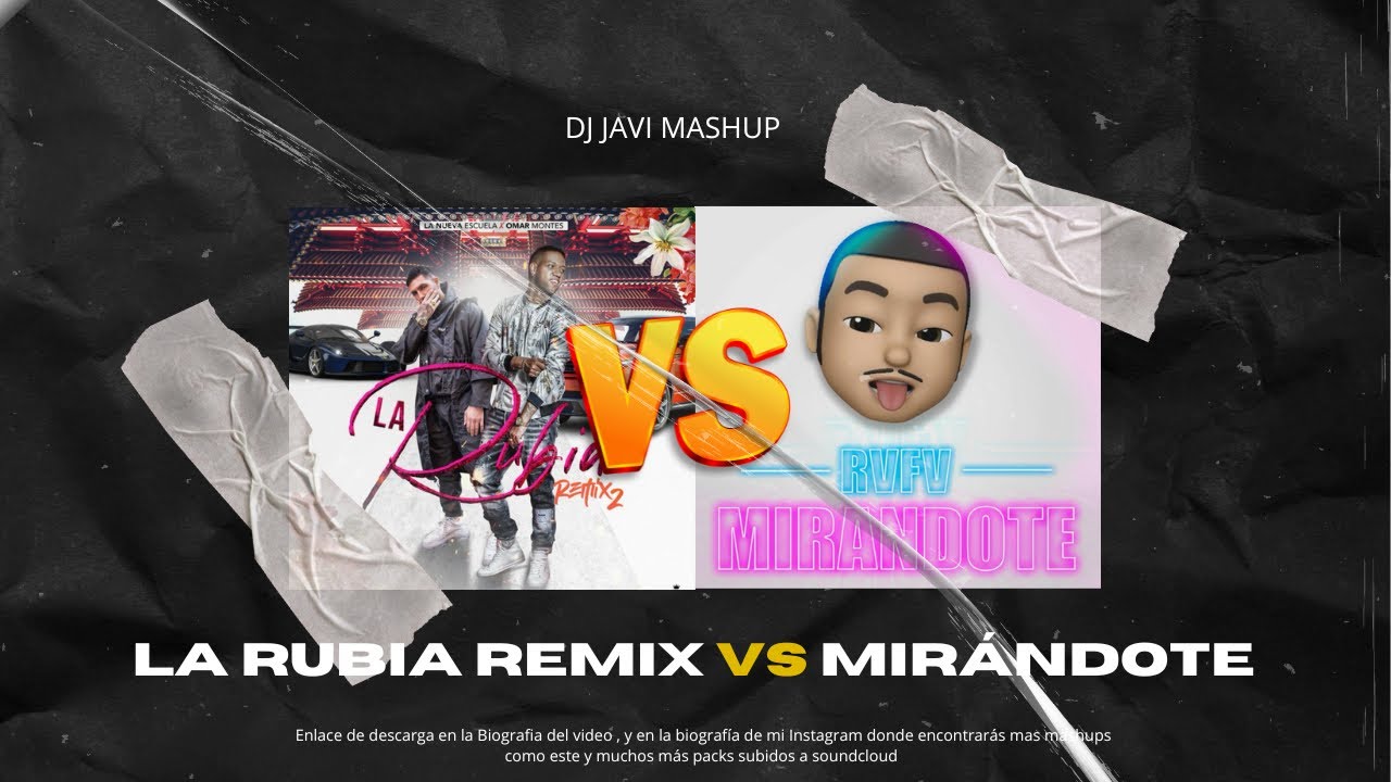 MIRANDOTE x LA RUBIA REMIX - Dj Javi Mashup  ) #mashup #latinmusic #virallatino #videoshort #short