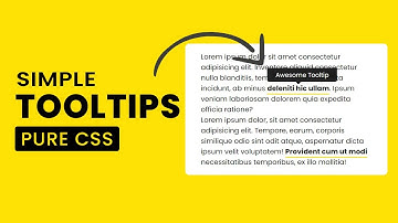 Create Simple Tooltips on Hover - Simple Tooltip CSS