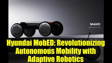 Hyundai MobED: Revolutionizing Autonomous Mobility with Adaptive Robotics | iREX 2025 Showcase