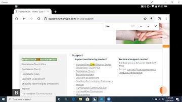 May 21st BrailleNote Touch Plus  HumanWare reveals upcoming update