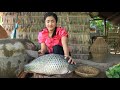 Countryside Life TV: I cook 2 recipes with a big fish / Harvest vegetable around home for cooking