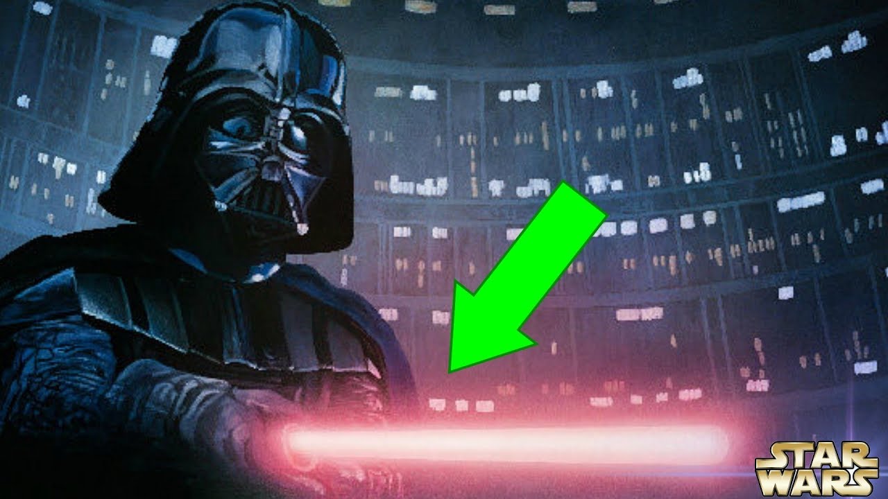 Why Darth Vader S Lightsaber Is Sometimes Pink Star Wars Explained Youtube