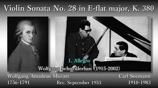 Mozart: Violin Sonata No. 28 (K380), Schneiderhan & Seemann (1953) モーツァルト ヴァイオリンソナタ第28番 シュナイダーハン