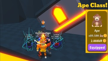 ⚔saber simulator|Getting The🍌Ape🙈 class!!