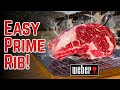 How To Actually Smoke Perfect Prime Rib On The Weber Kettle!