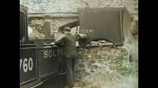 lynton railway, restored and colourised