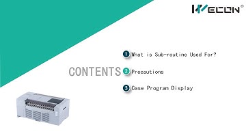 LX5V PLC Subroutine Training