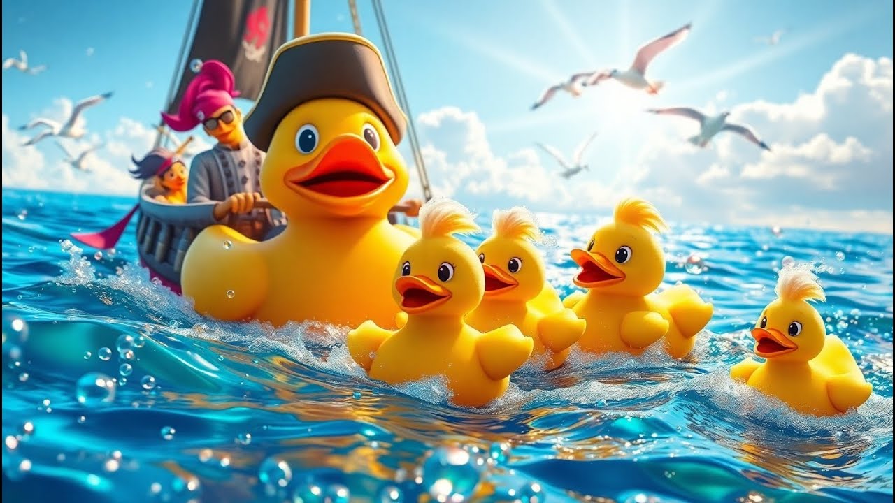 Captain Quack and the Rubber Duck Pirates | Fun Kids Adventure Song ...