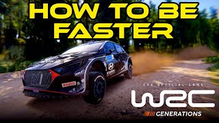 WRC GENERATIONS | HOW TO GET FASTER (TIPS & TRICKS)