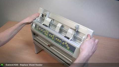 Everest/4X4 PRO V3 - Replace sheet feeder