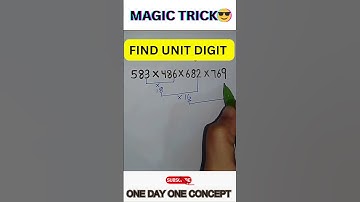 Unit digit trick🔥🔥🔥🔥 #ntpc #rrbgroupd #maths #ytshorts #youtube #dailymaths #shorts #viral #video