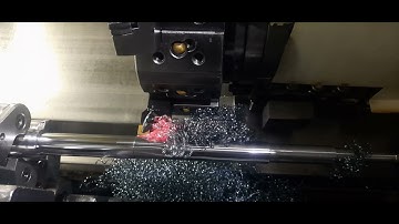hard part turning | 65 mm hrc ball screw machining with high parameters | CBN inserts