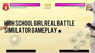 High School Girl Real Battle Simulator Gameplay!:D screenshot 5