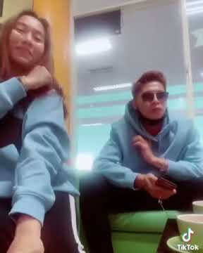 Tiktok Berlian Marsheila bersama Dimas Saputra Pratama di Airport...