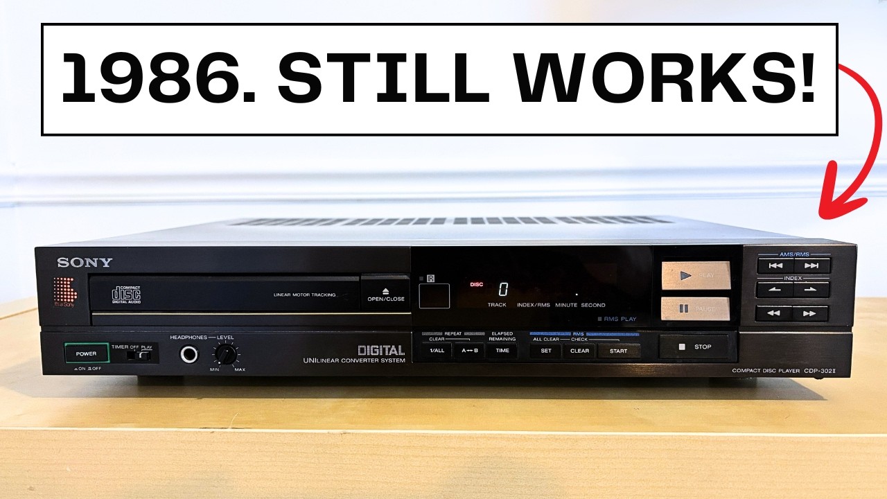 Sony's Great CD Players were made in the 1980s. Why Did They Quit?