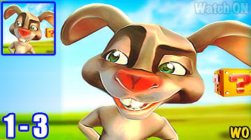 Super Rabbit World | Level 1 - Level 3 | Gameplay Walktrough