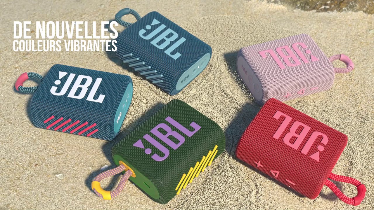 Enceinte Bluetooth portable JBL GO 3 (8 couleurs)