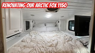 Renovating our 2005 Arctic Fox 1150 Truck Camper Part 7- Bedroom by Jensen Adventures 1,154 views 3 months ago 6 minutes, 23 seconds