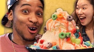 My Fiance Tries Korean Desserts For The First Time!