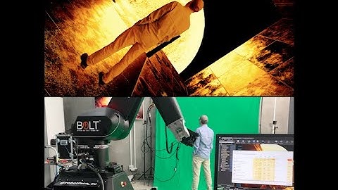 BOLT Cinebot integrated into UE for realtime rendering of green screen environments