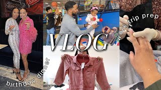 VLOG: Birthday Dinner, Work Trip Prep, Family Fun Day & Setting up the Guest Room