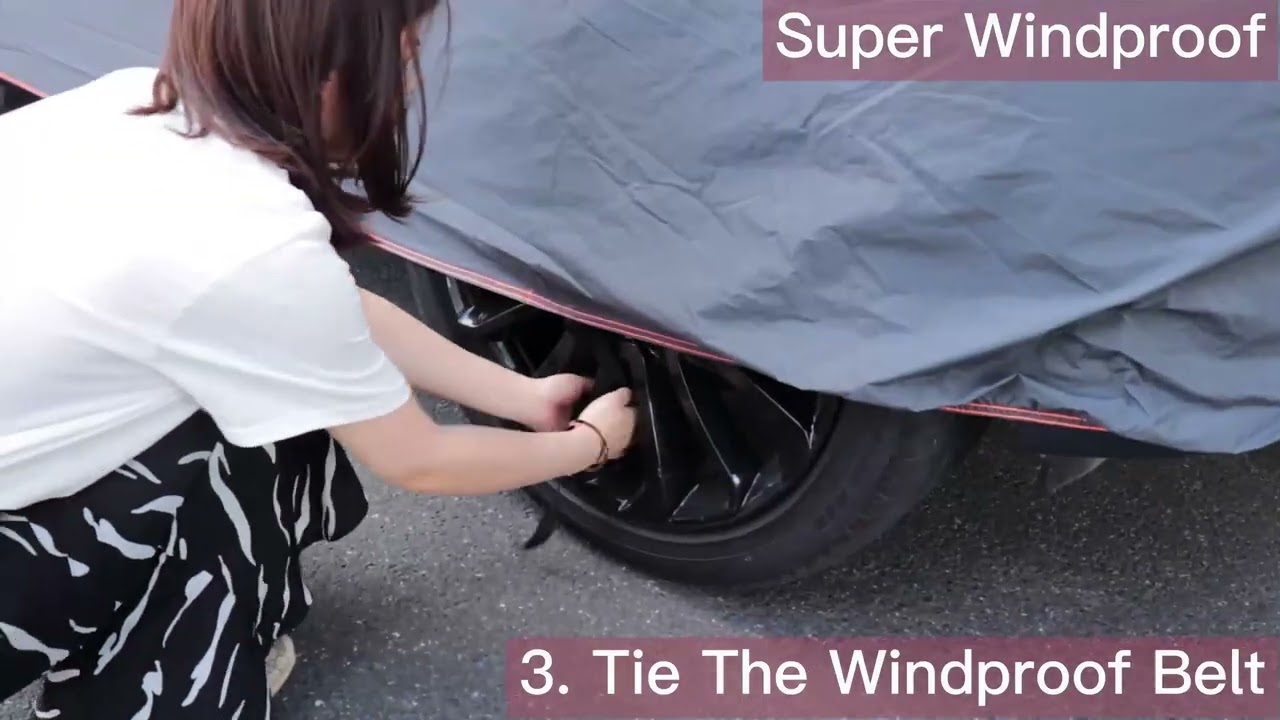 6 Layers Car Cover Waterproof All Weather for Automobiles