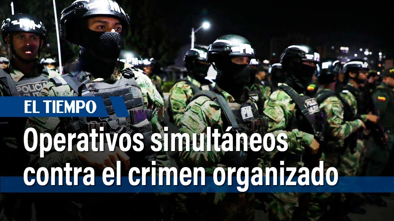 Operativos simultáneos contra el crimen organizado en Engativá y Bosa ...