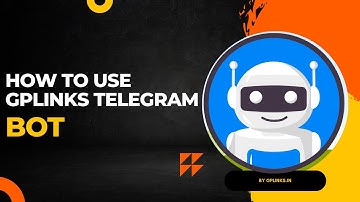 How to use Gplinks Telegram Bot | Gplinks
