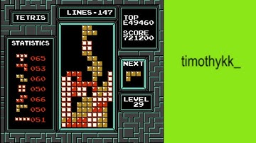 First 700k From A 29 Start - NES Tetris