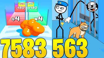 Tall man run VS Thief Puzzle - All Levels SpeedRun Gameplay