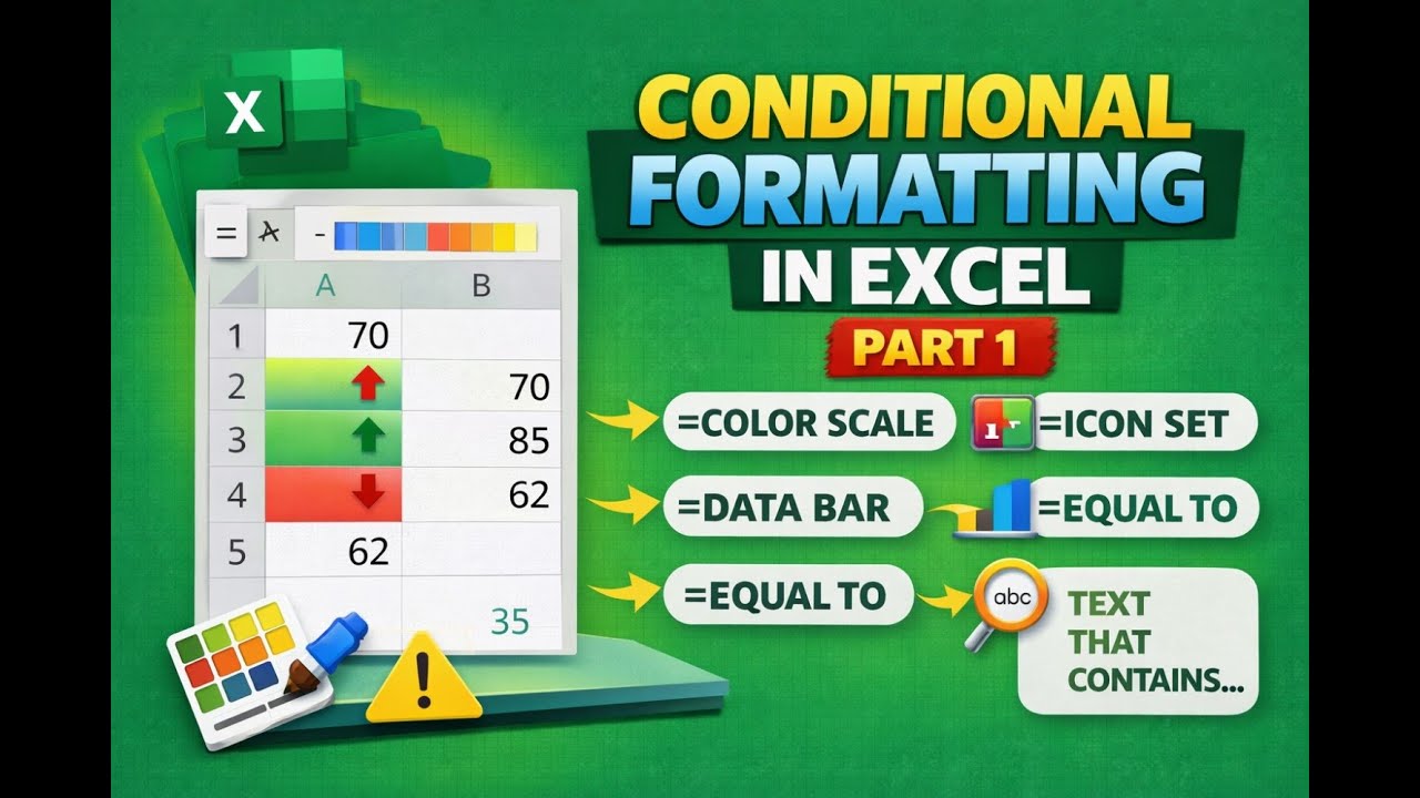 Conditional Formatting In Excel Part 1