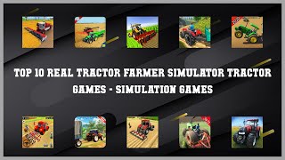 Top 10 Real Tractor Farmer Simulator Tractor Games Android Games screenshot 3