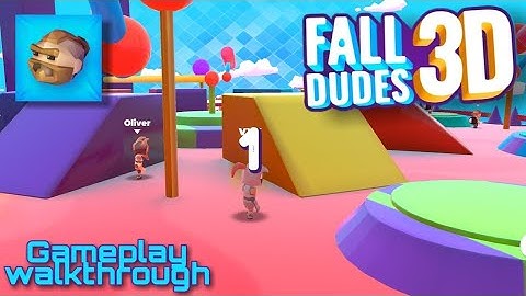 FALL DUDES 3D Gameplay Walkthrough (android/iOS) #1