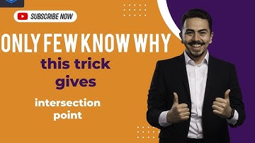 why partial derivative gives point of intersection