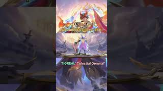 🔥 NEW Tigreal Collector Skin “Celestial General” Reveal | MLBB 2025 Shorts #mlbb #mobilelegends