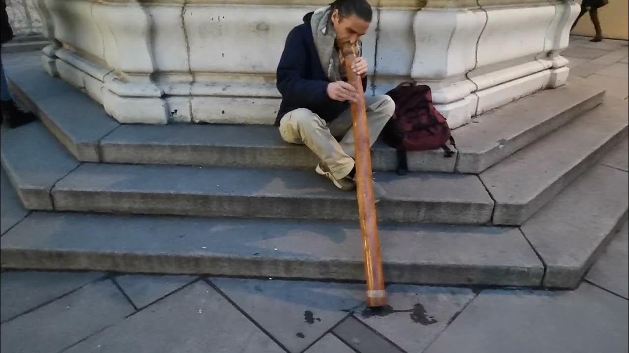 Didgeridoo Künstler Street Music Wien YouTube
