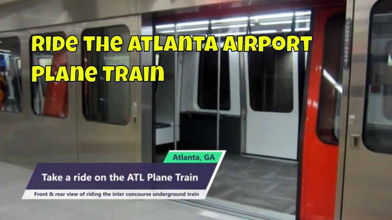 Riding The Plane Train At Atlanta Airport YouTube