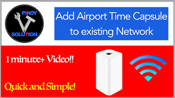 How to Add Airport Time Capsule to Existing Network on OSX 10.9 Mavericks