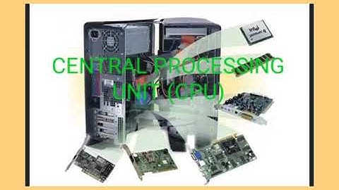 CENTRAL PROCESSING UNIT /CPU