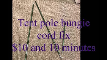 Tent pole BUNGIE / SHOCK CORD replacement
