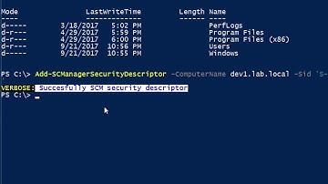 Service Control Manager backdoor demo