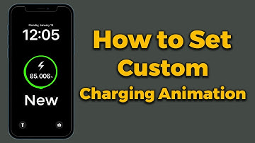 How to Set Custom Charging Animation on iphone |How to Change iphone Charging Animation | Apple info