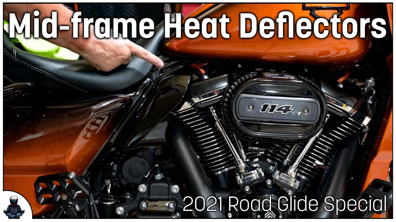 RGS Build Series | Installing Mid-frame Heat Deflectors on my 2021 Road  Glide Special - YouTube