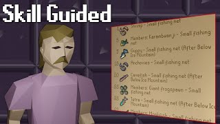 Runescape, but the skill guide controls how I level my account #1