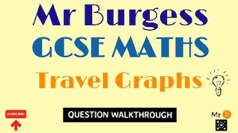 GCSE Maths - Travel Graphs